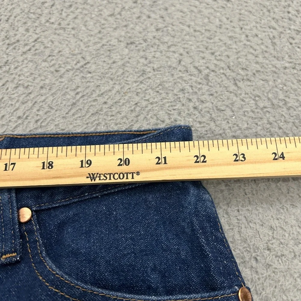 Wrangler Jeans Mens 44x32 Blue Denim 13MWZ Cowboy Cut Straight Leg Western Rodeo